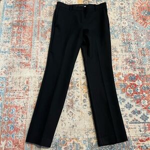 Ann Taylor black straight leg suiting pants